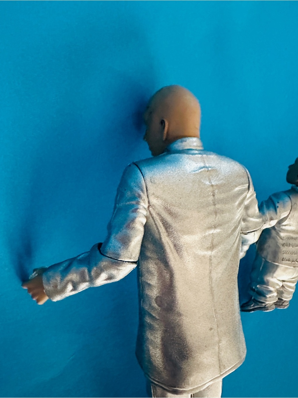 Austin Powers Dr. Evil Mini-Me Vintage 1999 Posable Figures w/Silver Suits - Picture 8 of 8